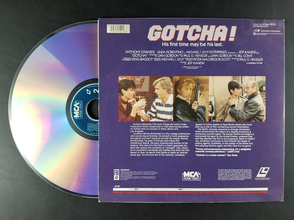 Gotcha! (1985, Laserdisc)