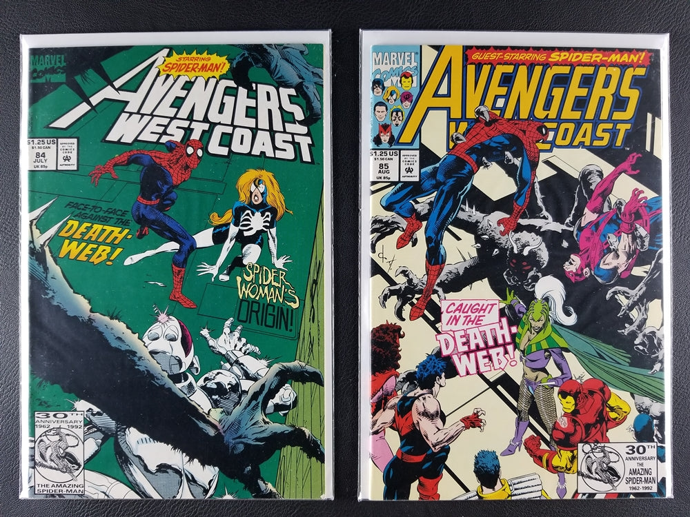 Avengers West Coast #84-88 Set (Marvel, 1992)