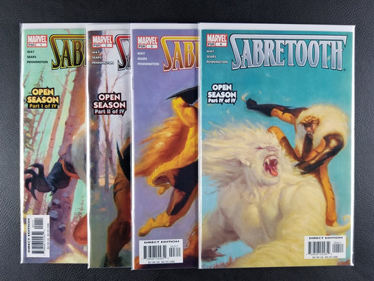 Sabretooth [2nd Series] #1-4 Set (Marvel, 2004-05)