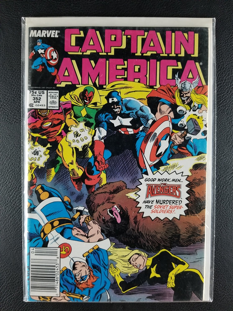 Captain America [1st Series] #352 (Marvel, April 1989)
