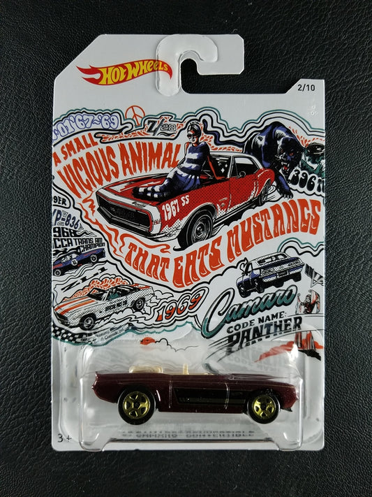 Hot Wheels - '69 Camaro Convertible (Brown) [2/10 - 2018 HW 50th Camaro] [Walmart Exclusive]