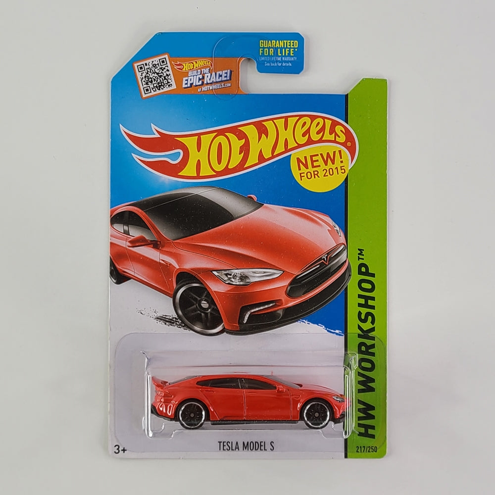 Hot Wheels - Tesla Model S (Red) [New for 2015]