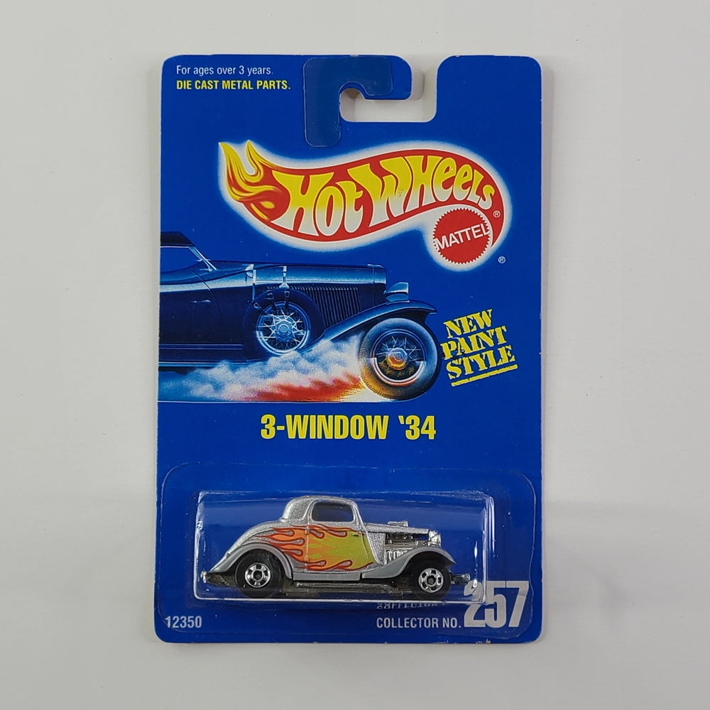 Hot Wheels - 3-Window '34 (Silver)