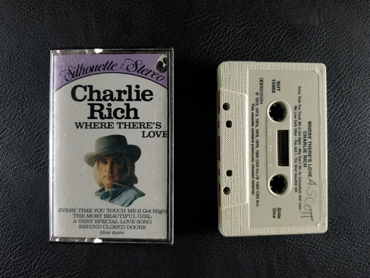 Charlie Rich - Where There's Love (1982, Cassette)