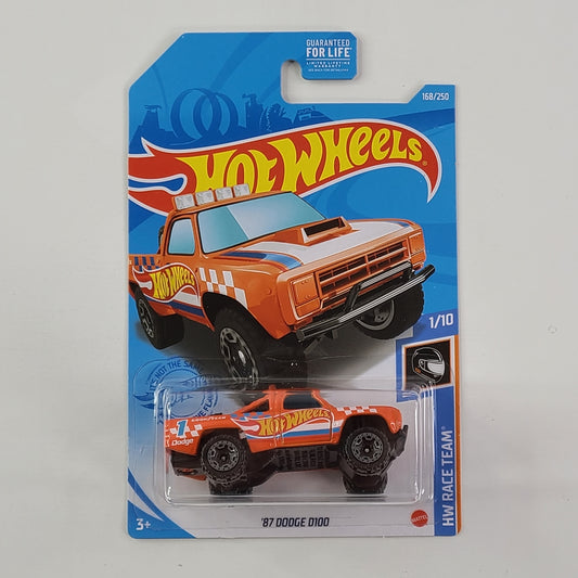 Hot Wheels - '87 Dodge D100 (Orange)