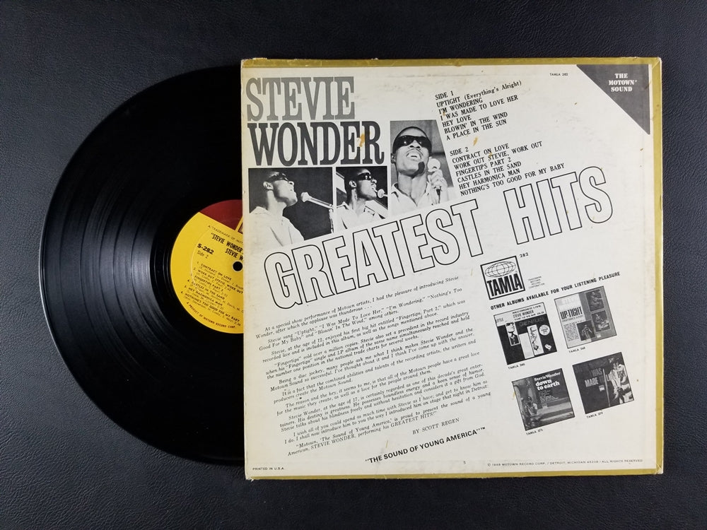 Stevie Wonder - Stevie Wonder's Greatest Hits (1968, LP)