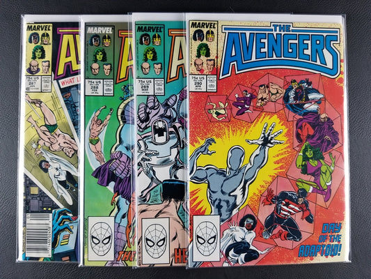 The Avengers [1st Series] #287-290 Set (Marvel, 1988)