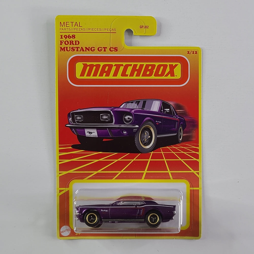 Matchbox - 1968 Ford Mustang GT CS (Metalflake Purple) [Target Exclusive]