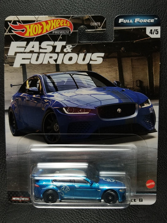 Hot Wheels Premium - Jaguar XE SV Project 8 (Blue)