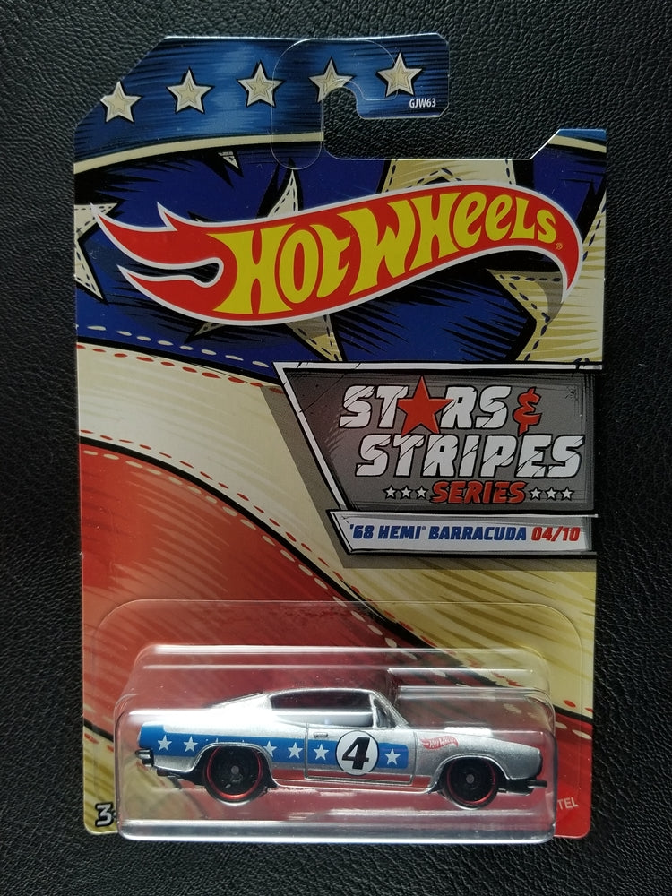 Hot Wheels - '68 HEMI Barracuda (Silver) [4/10 - 2020 HW Stars & Stripes]