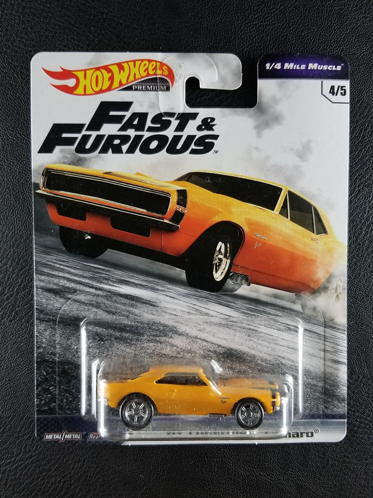 Hot Wheels Premium - '67 Chevrolet Camaro (Orange) [4/5 - 2019 HW Fast & Furious: 1/4 Mile Muscle]