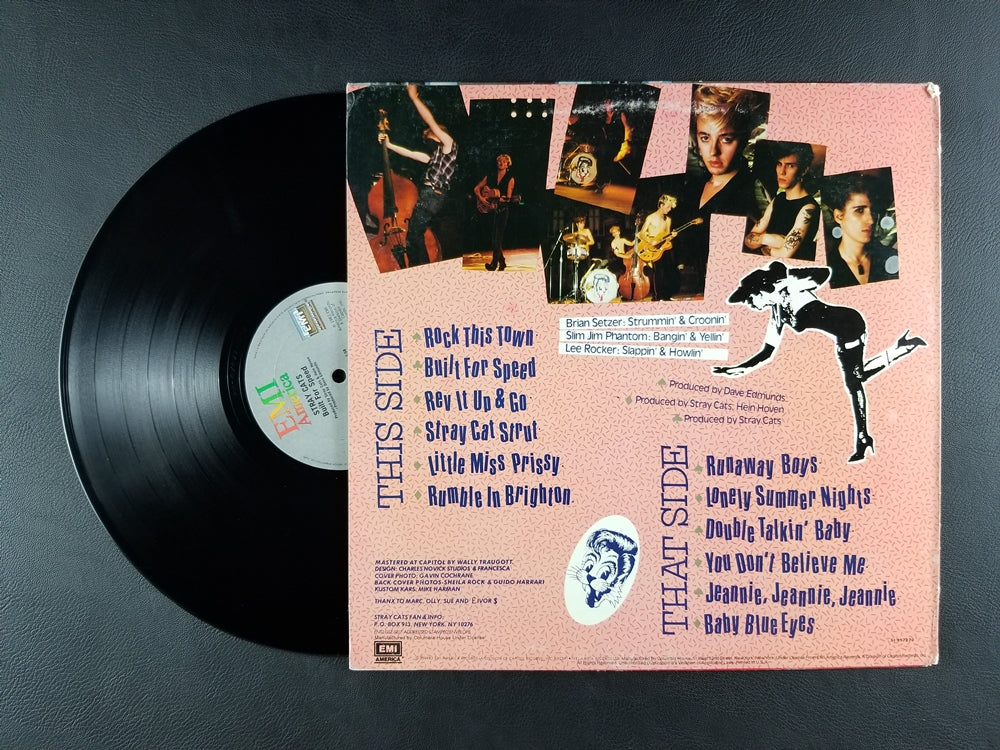 Stray Cats - Built For Speed (1982, LP)