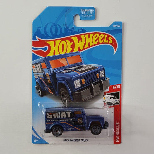 Hot Wheels - HW Armored Truck (Blue) [Treasure Hunt]