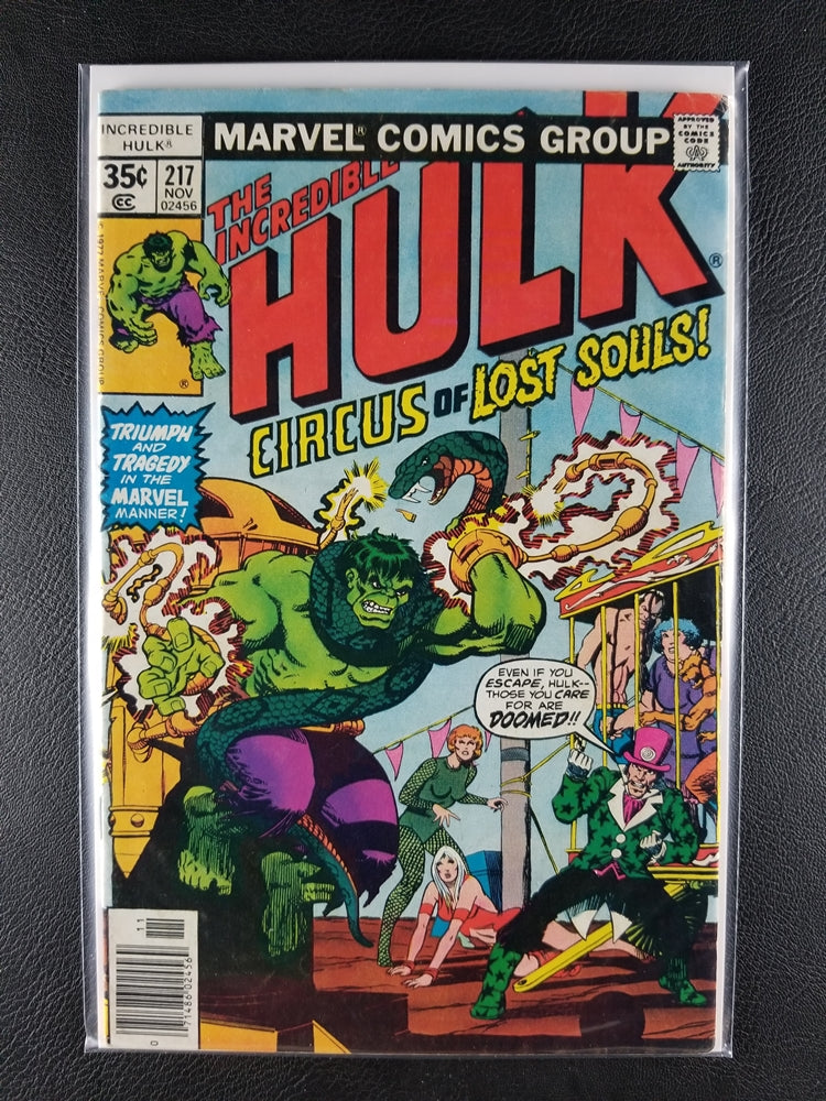 The Incredible Hulk [1st Series] #217 (Marvel, November 1977)