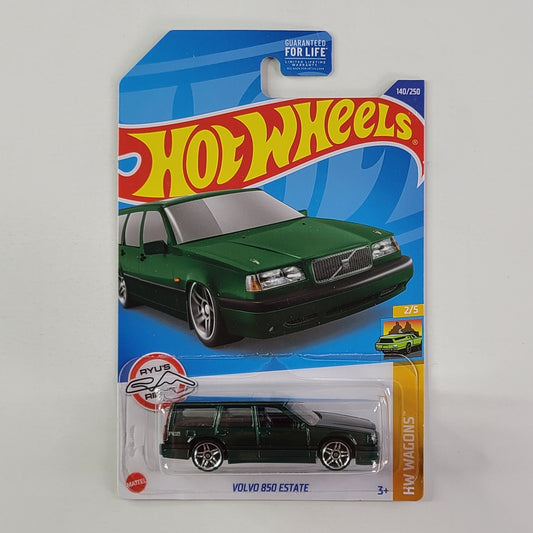 Hot Wheels - Volvo 850 Estate (Metalflake Dark Green)