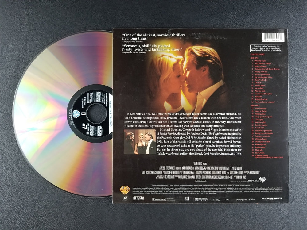 A Perfect Murder [Widescreen] (1998, Laserdisc)