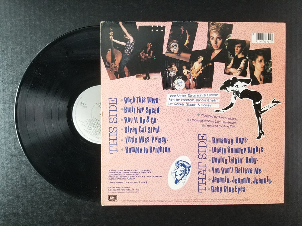 Stray Cats - Built For Speed (1982, LP)