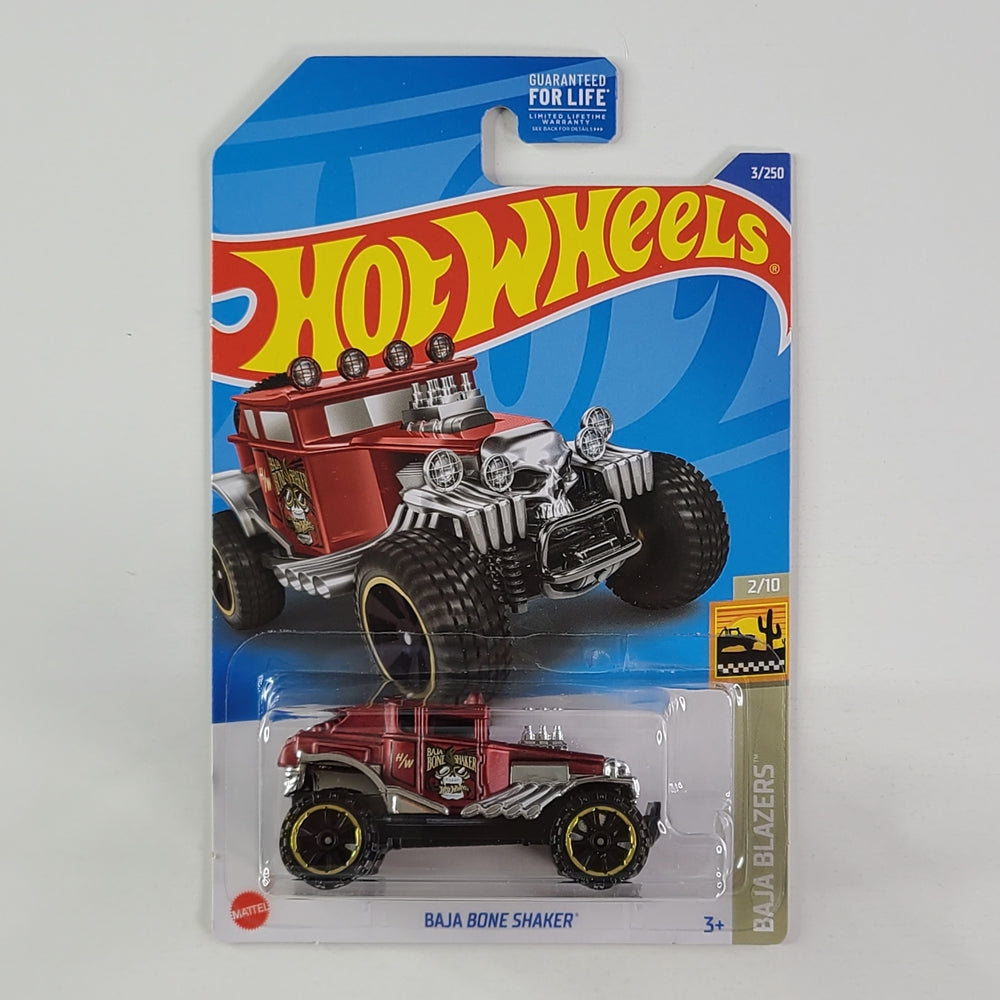 Hot Wheels - Baja Bone Shaker (Matte Maroon)