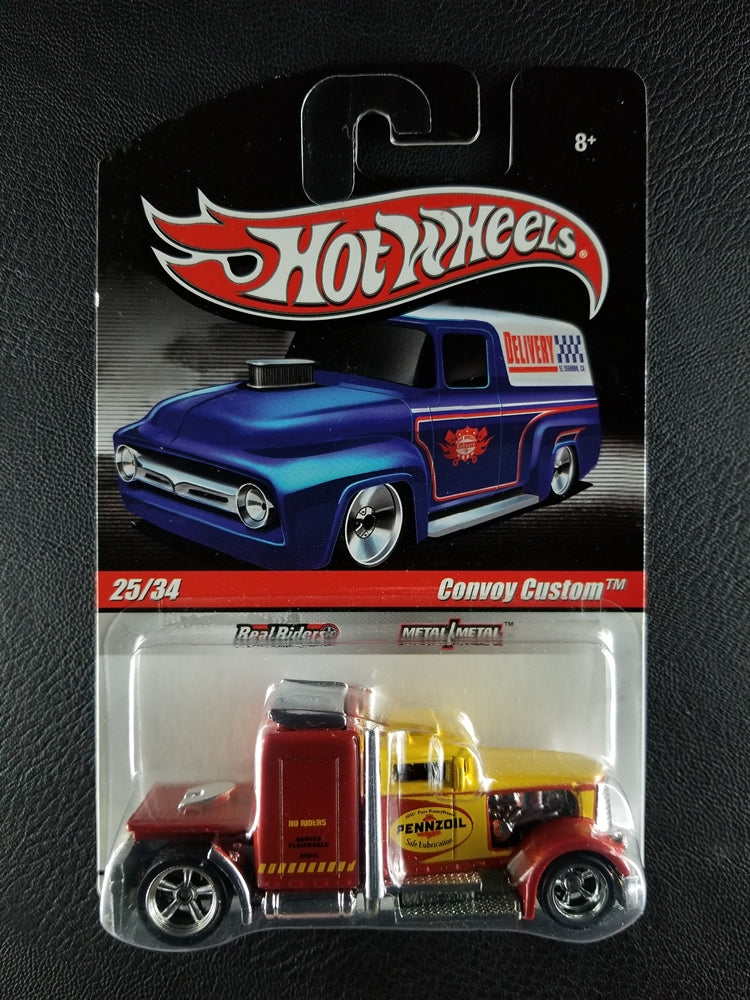 Hot Wheels Real Riders - Convoy Custom (Orange/Yellow) [25/34 - Slick Rides]