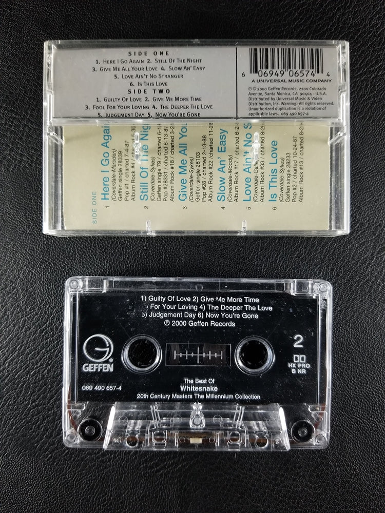 Whitesnake - The Best of Whitesnake: 20th Century Masters (The Millennium Collection) (2000, Cassette)