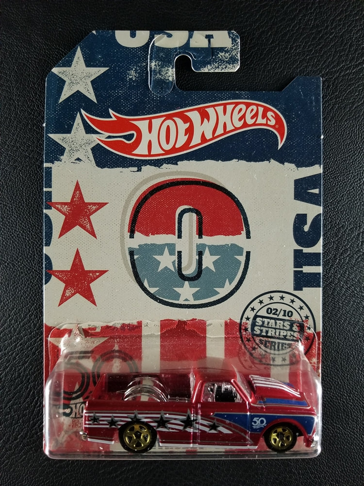 Hot Wheels - Chevrolet C10 (Red) [2/10 - 2018 HW Stars & Stripes]