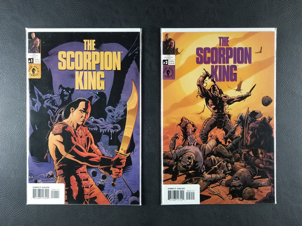 The Scorpion King #1 & 2 Set [Art Cover Set] (Dark Horse, 2002)
