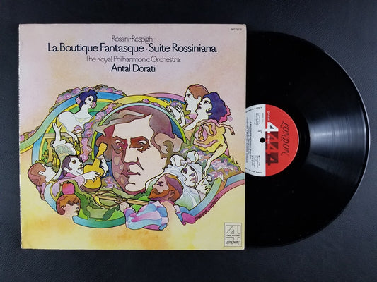 Rossini-Respighi, The Royal Philharmonic Orchestra, Antal Dorati - La Boutique Fantasque - Suite Rossiniana (1977, LP)