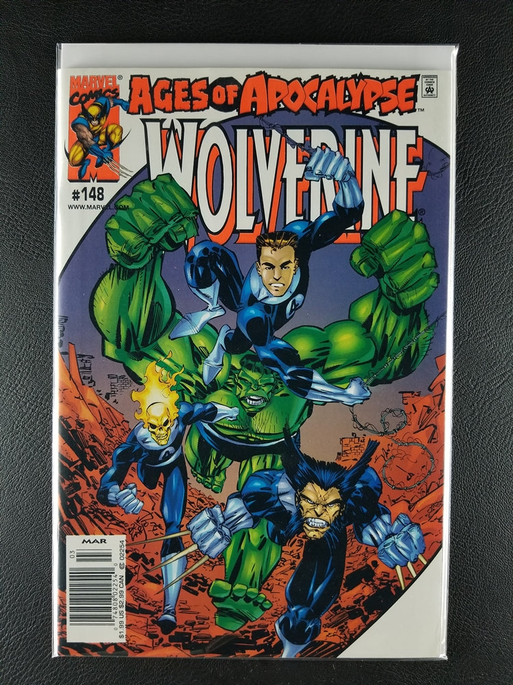 Wolverine [1st Series] #148 [Newsstand] (Marvel, March 2000)