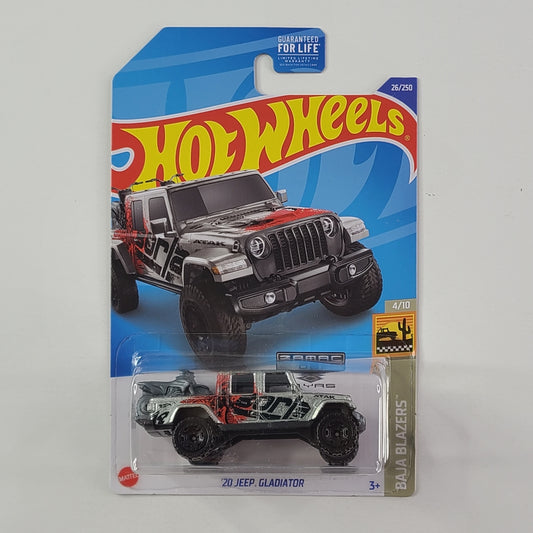 Hot Wheels - '20 Jeep Gladiator (ZAMAC) [Walmart Exclusive]