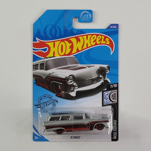 Hot Wheels - 8 Crate (Metalflake Silver)