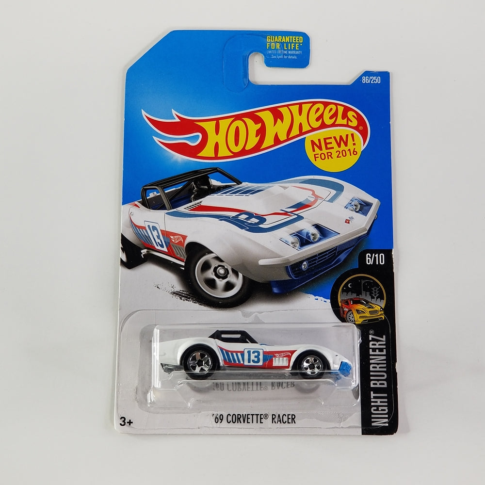 Hot Wheels - '69 Corvette Racer (White)