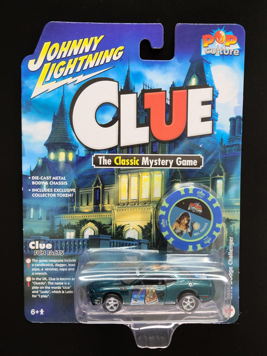 Johnny Lightning - 2010 Dodge Challenger (Blue-Green) [4/6 - 2021 Pop Culture (Release 1)]
