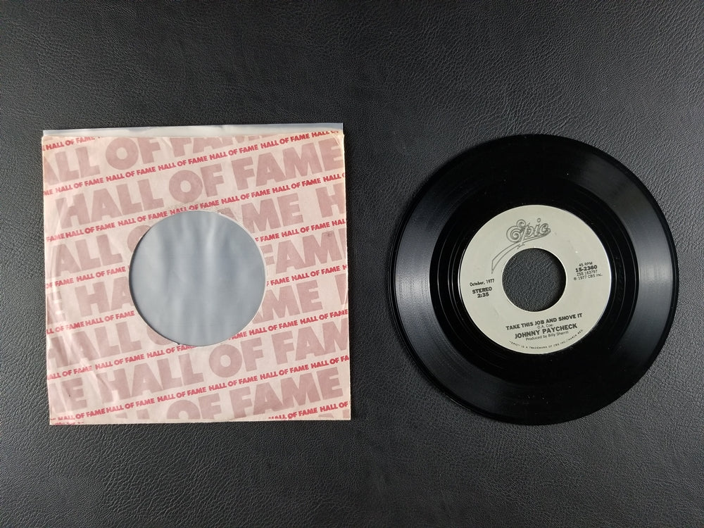 Johnny Paycheck - Take This Job and Shove It / Slide Off Of Your Satin Sheets (7'' Single)