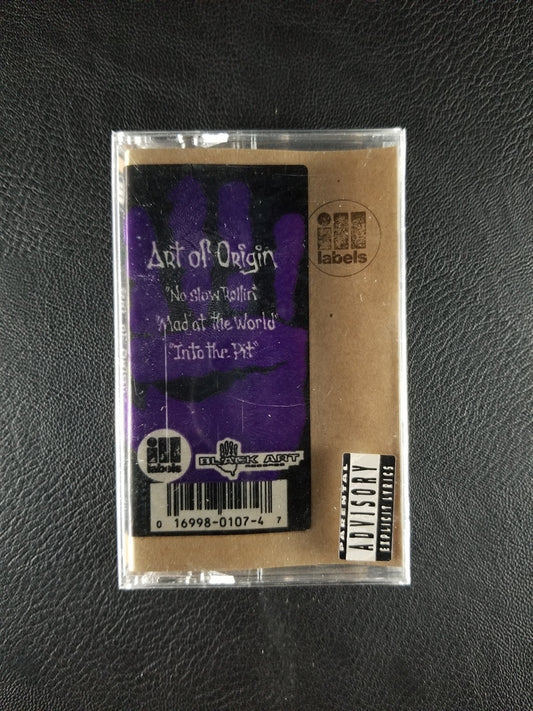 Art of Origin - No Slow Rollin/Mad at the World/Into the Pit (1992, Cassette Single) [Promo] [SEALED]