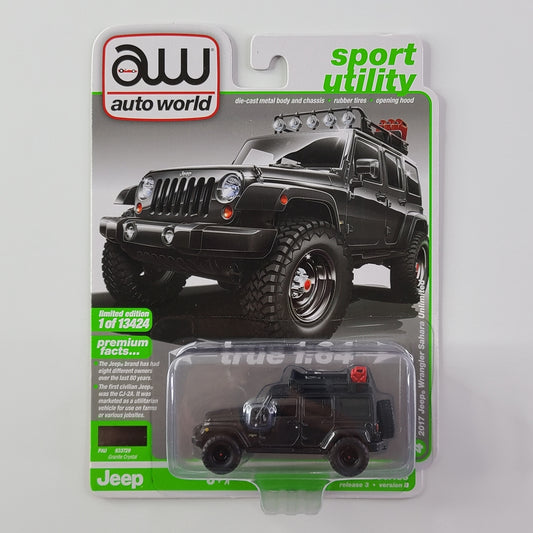 Auto World - 2017 Jeep Wrangler Sahara Unlimited (Granite Crystal)