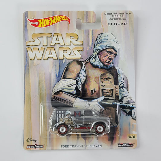 Hot Wheels - Ford Transit Supervan (Metalflake Grey) [Pop Culture: Star Wars Bounty Hunter (2017) - 6/6] [Dengar]