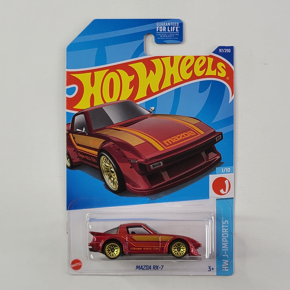 Hot Wheels - Mazda RX-7 (Metalflake Dark Red)