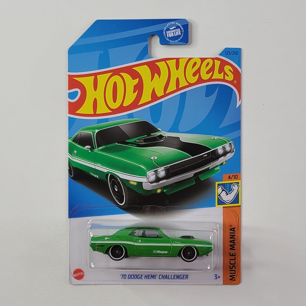 Hot Wheels - '70 Dodge HEMI Challenger (Green)