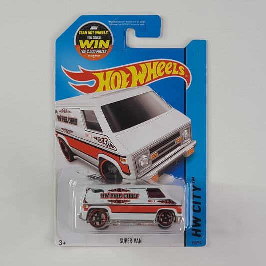 Hot Wheels - Super Van (Metalflake Pearl White)