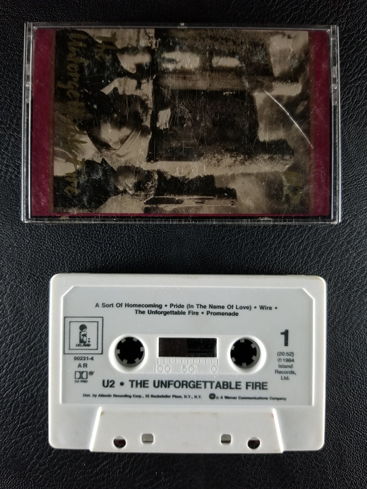 U2 - The Unforgettable Fire (1984, Cassette)