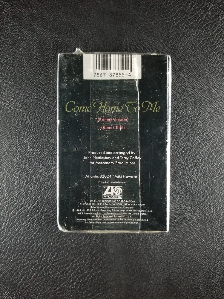 Miki Howard - Come Home to Me (1990, Cassette Single) [SEALED]