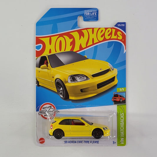 Hot Wheels - '99 Honda Civic Type R (Ek9) (Phoenix Yellow)