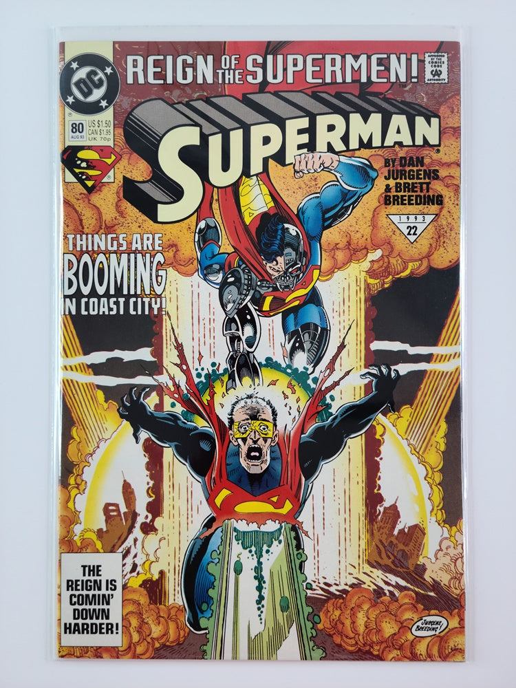 Superman [2nd Series] #80 (DC, August 1993)*