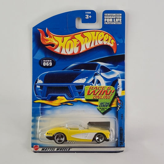 Hot Wheels - '58 Corvette (Yellow)