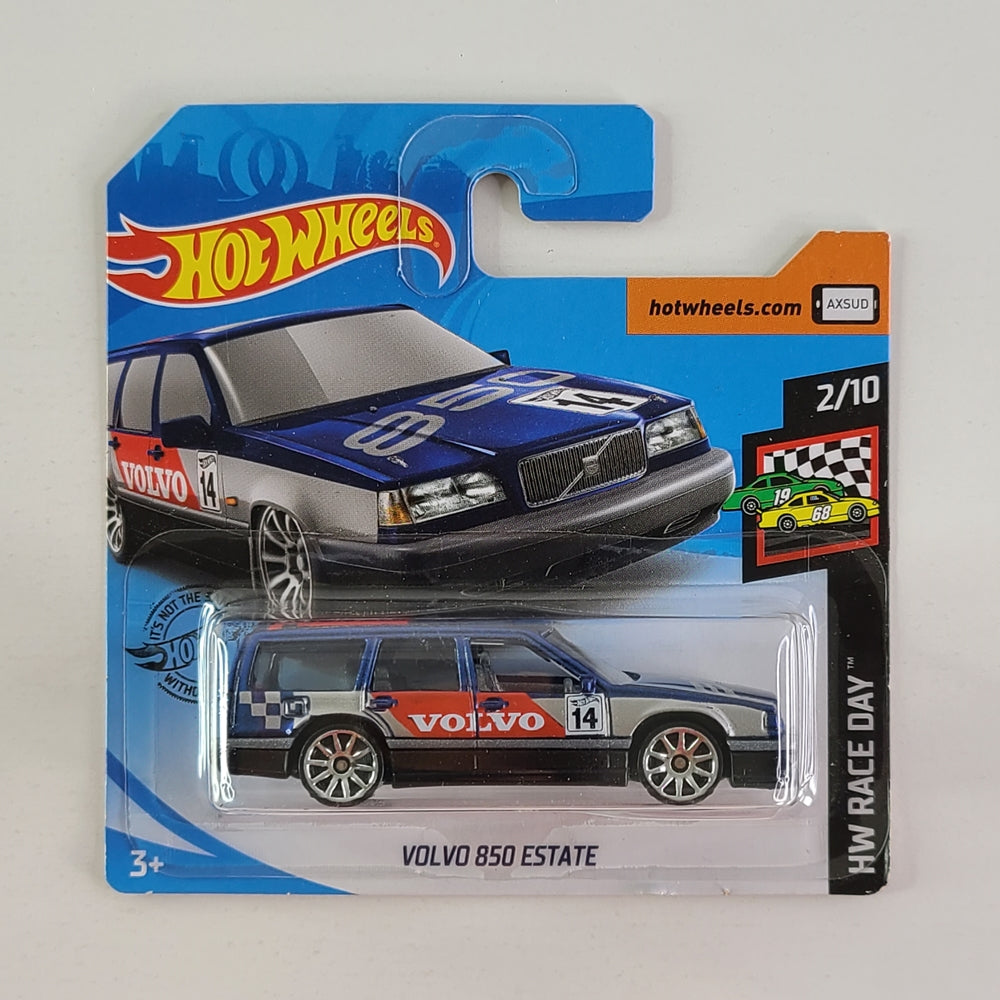 Hot Wheels - Volvo 850 Estate (Metalflake Dark Blue) [Short Card]