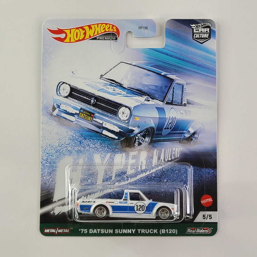 Hot Wheels Premium - '75 Datsun Sunny Truck (B120) (White)