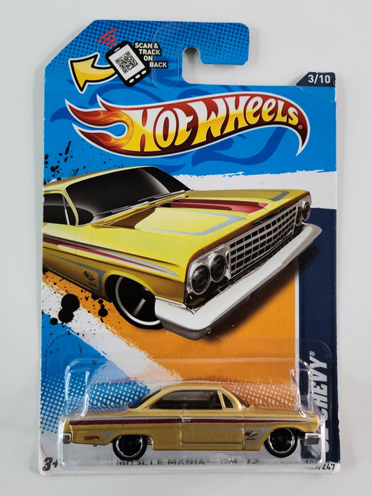 Hot Wheels - '62 Chevy (Metal Flake Gold)