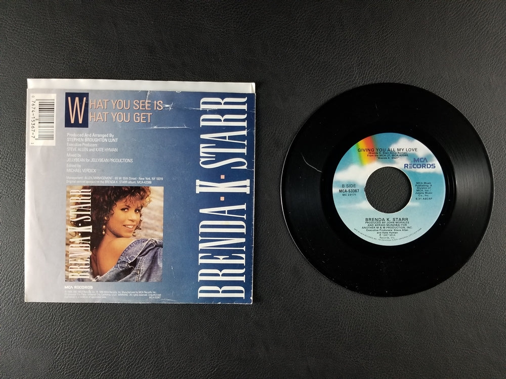 Brenda K. Starr - What You See Is What You Get (1988, 7'' Single)