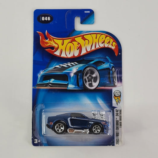 Hot Wheels - 1968 Mustang (Dark Blue)