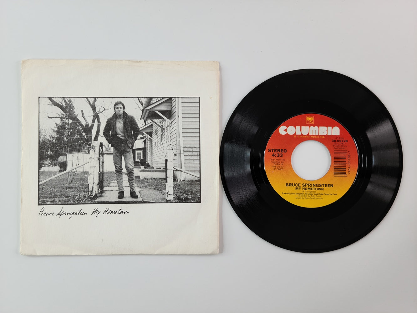 Bruce Springsteen - My Hometown (1985, 7'' Single)